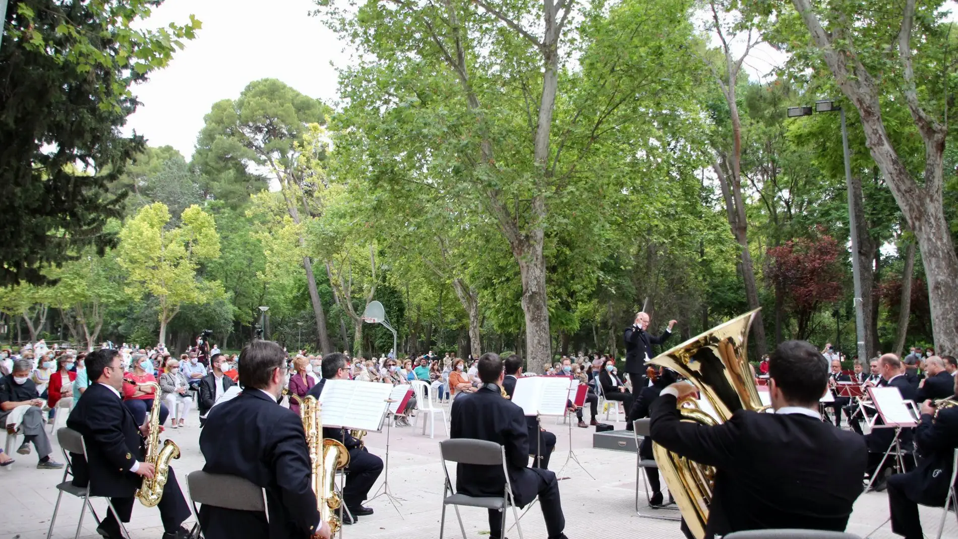 La Banda Sinfónica Municipal retoma mañana jueves su ciclo de conciertos de temporada  en el Parque de Abelardo Sánchez