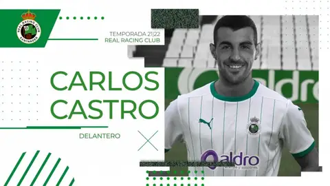 Carlos Castro Carlos Castro, nuevo jugador del Racing de Santander