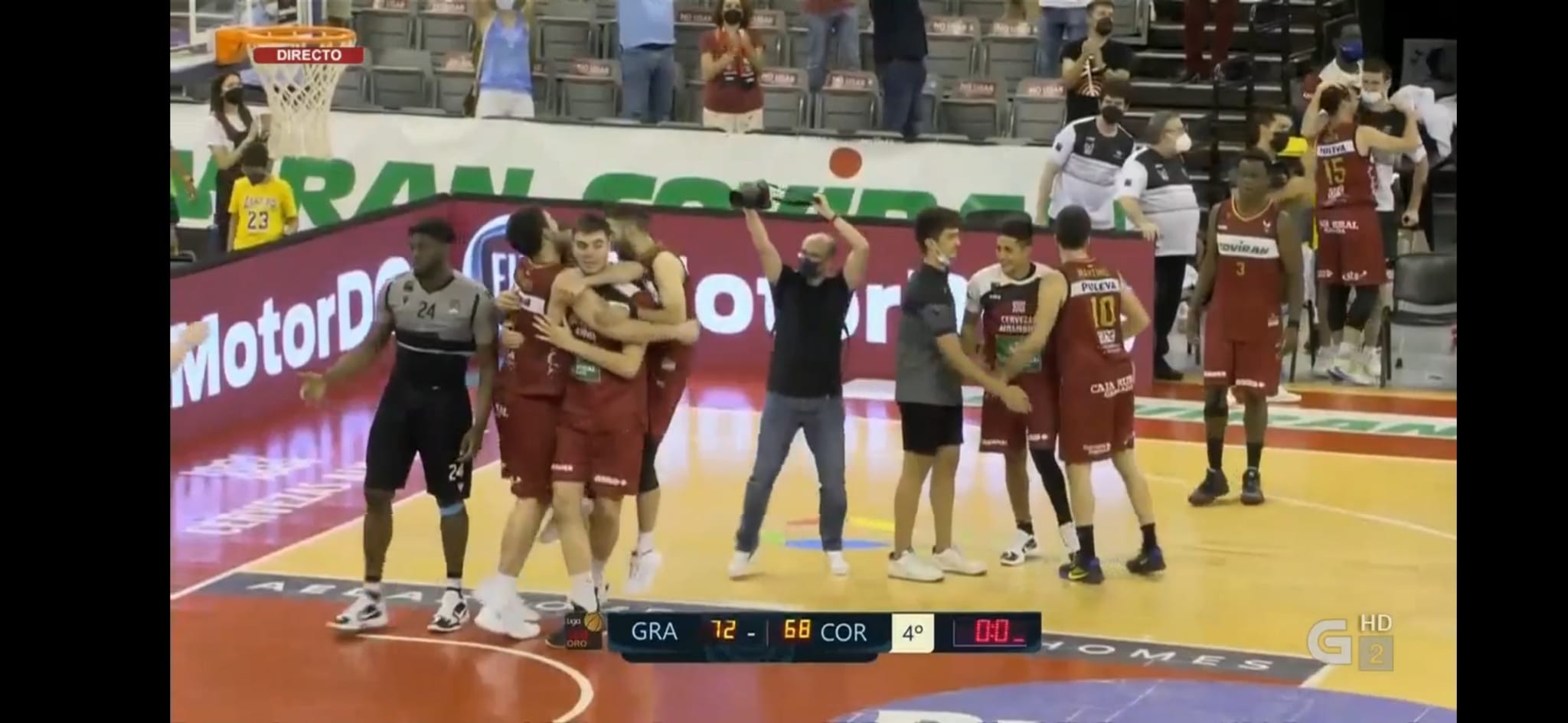 72-68: Adiós al sueño de ascenso a ACB del Leyma Basquet Coruña en Granada 72-68: Adiós al sueño de ascenso a ACB del Leyma Basquet Coruña en Granada