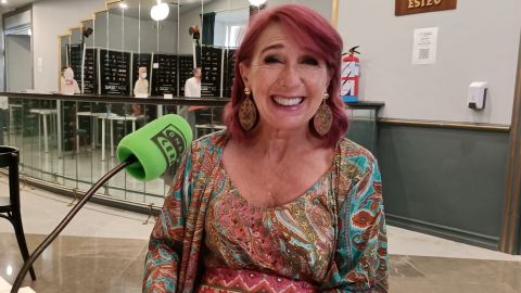 La actriz Gracia Olayo, durante su entrevista con Kin&oacute;tico en el Festival de M&aacute;laga