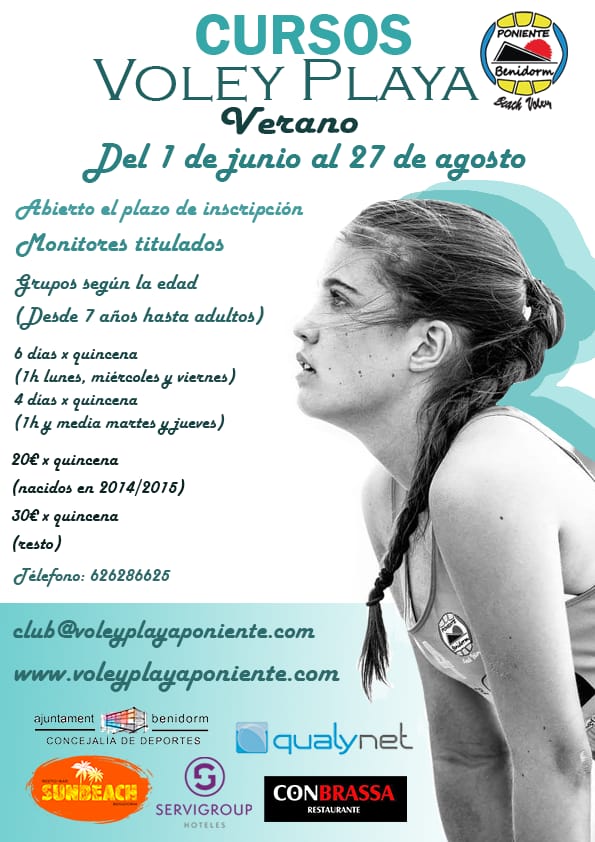 El Club de Voley Benidorm Playa Poniente abre las puertas de su Escuela de Verano El Club de Voley Benidorm Playa Poniente abre las puertas de su Escuela de Verano