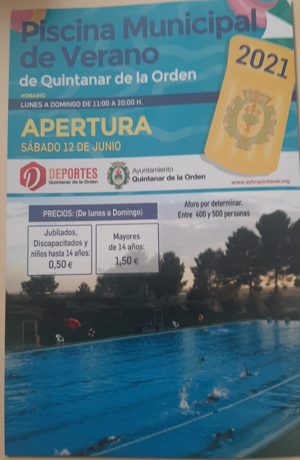 ¿Cuándo abre la piscina municipal en Quintanar de la Orden? ¿Cuándo abre la piscina municipal en Quintanar de la Orden?