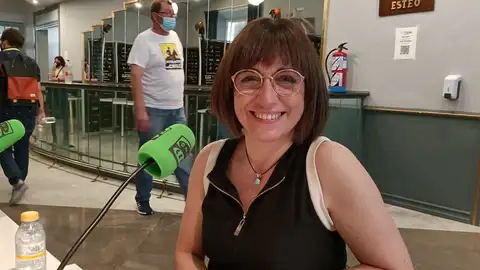 La directora Judith Colell, durante su entrevista con Kinótico en el Festival de Málaga La directora Judith Colell, durante su entrevista con Kinótico en el Festival de Málaga