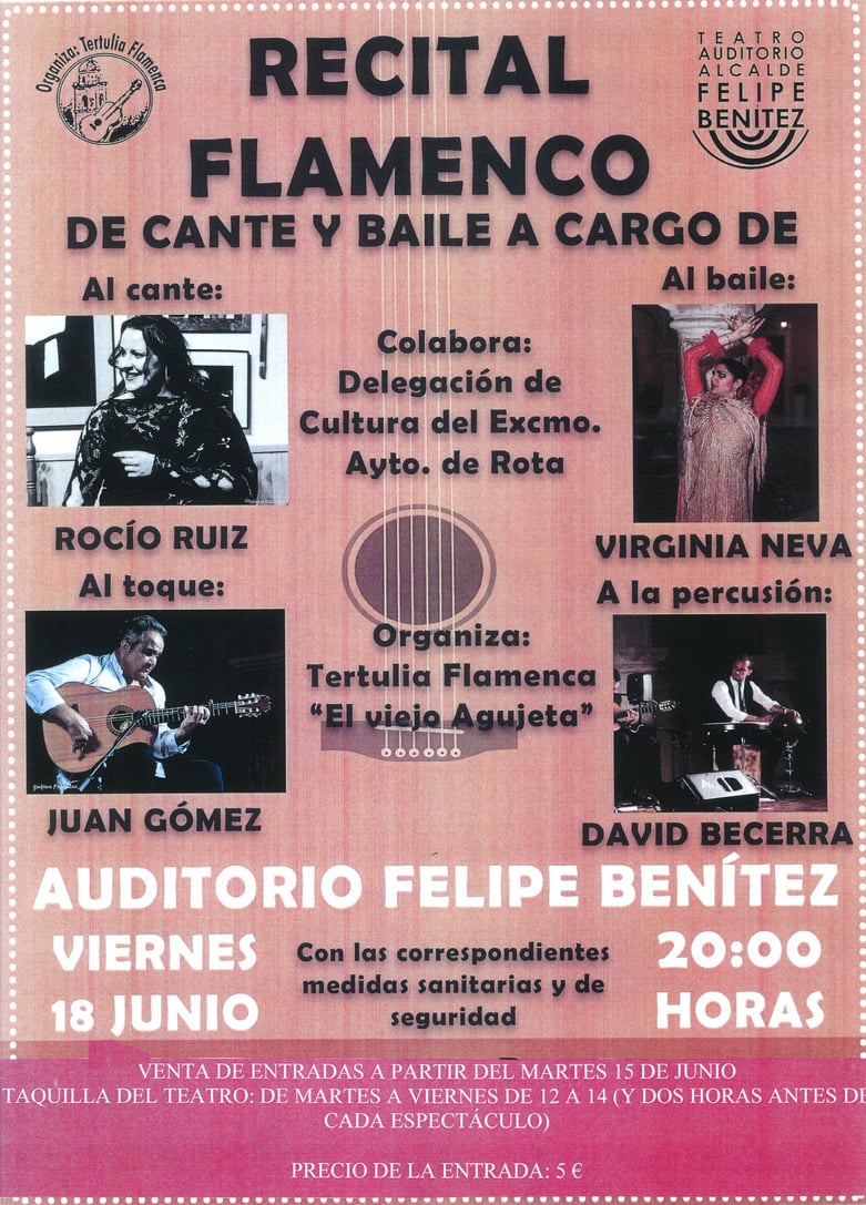 La Tertulia 'El viejo Agujetas prepara un recital flamenco para el 18 de junio La Tertulia 'El viejo Agujetas prepara un recital flamenco para el 18 de junio