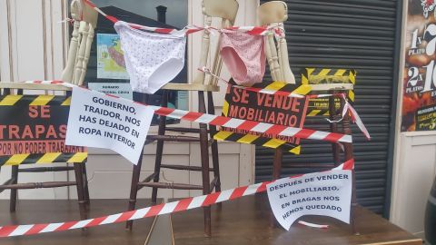 Protestas de los hosteleros de Viveiro