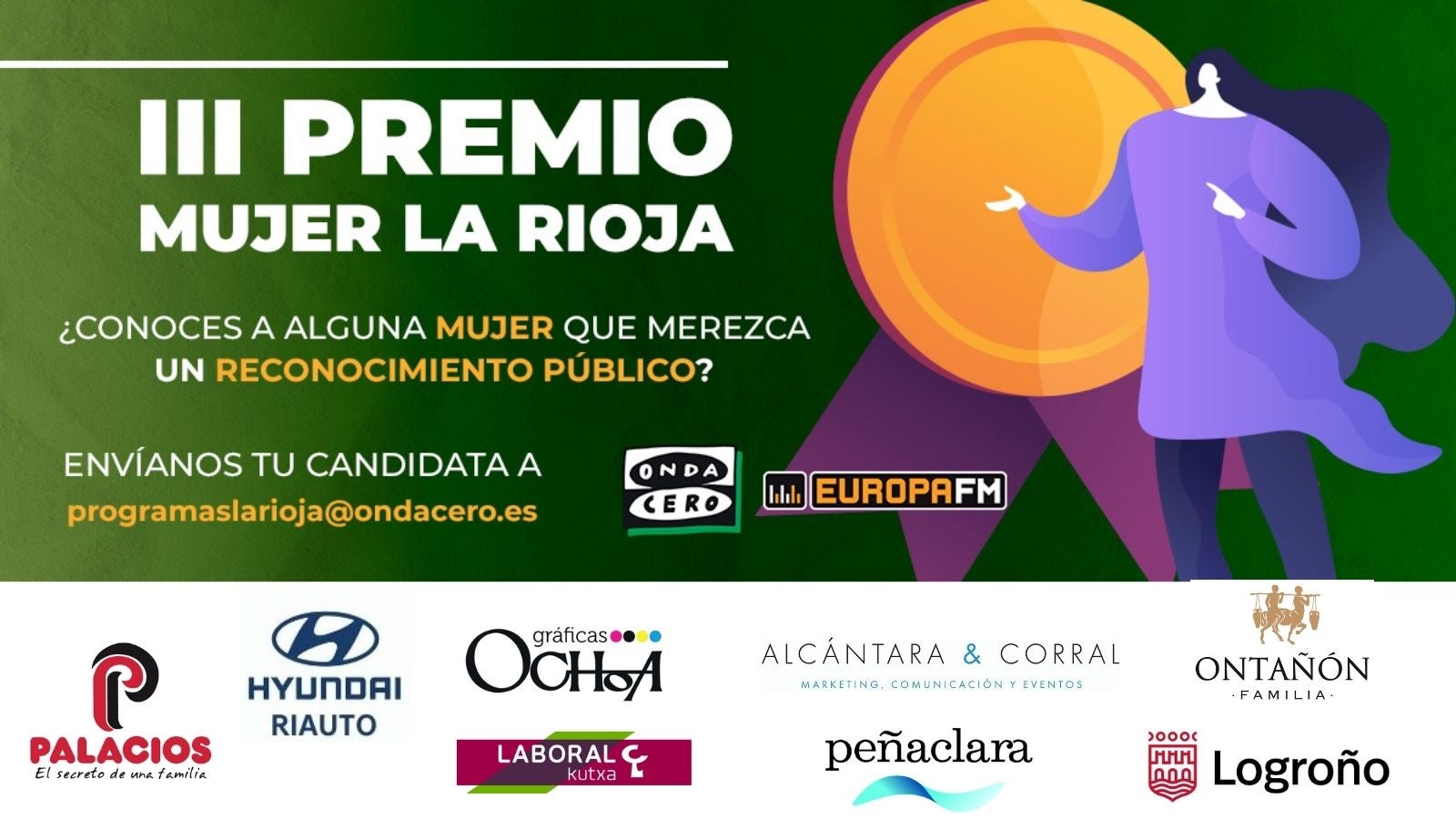 Si tienes una candidata, ¡queremos conocerla! Si tienes una candidata, ¡queremos conocerla!