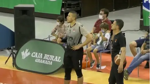Dagoberto Peña Jugador del Leyma Basquet Coruña