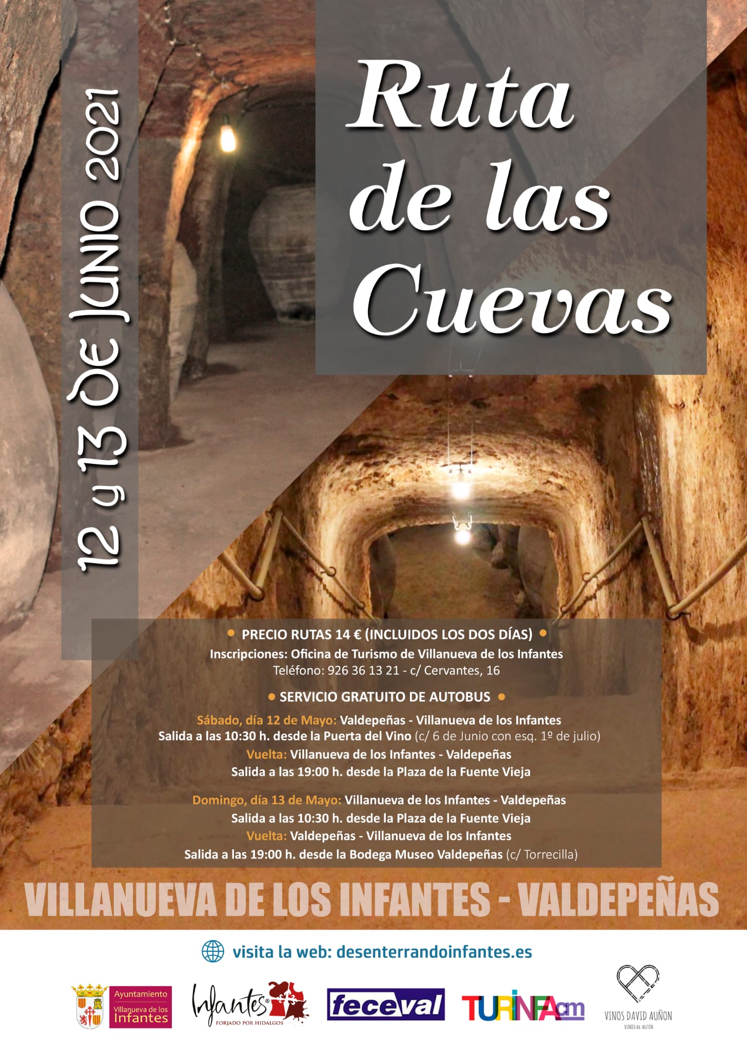FECEVAL y Villanueva de los Infantes programan La Ruta de la Cuevas FECEVAL y Villanueva de los Infantes programan La Ruta de la Cuevas