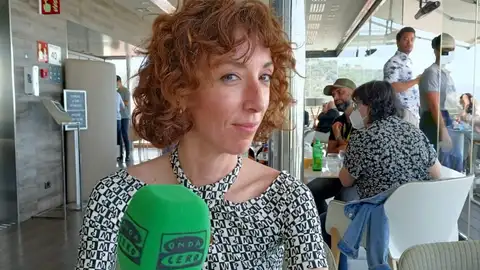 La directora Carol Rodríguez Colás, durante su entrevista con Kinótico en el Festival de Málaga La directora Carol Rodríguez Colás, durante su entrevista con Kinótico en el Festival de Málaga