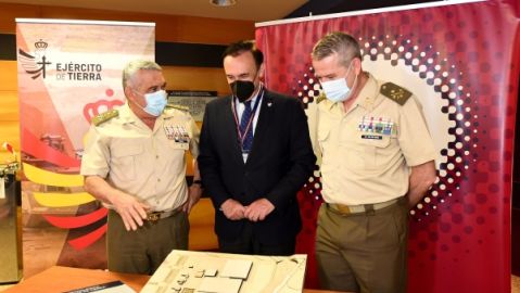Presentaci&oacute;n de la maqueta de la base log&iacute;stica del ej&eacute;rcito