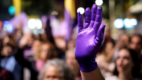 Manifestaci&oacute;n con motivo del D&iacute;a Internacional contra la Violencia Machista