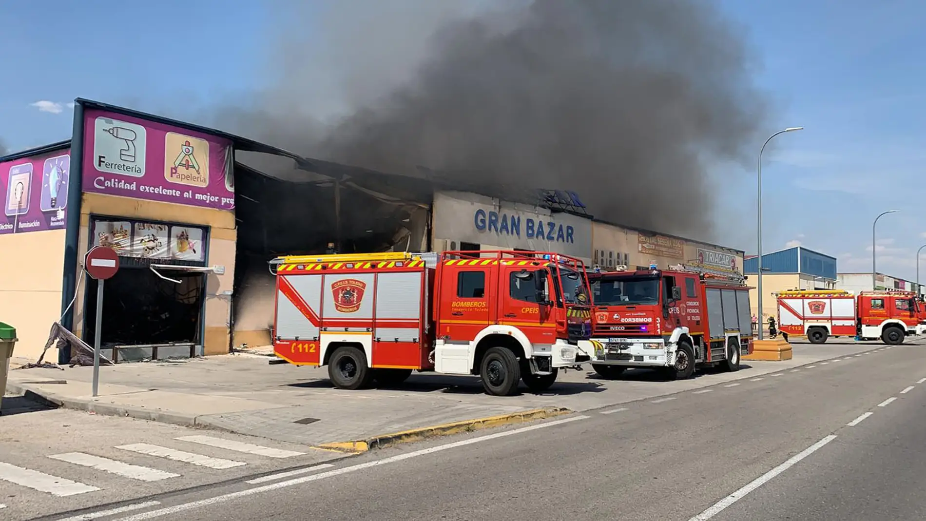 Incendio en Seseña de 2021. Foto de archivo.