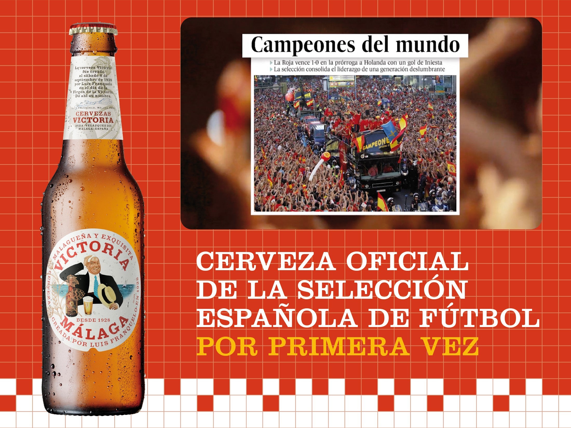 Los grandes éxitos de la Selección Española de fútbol protagonizan la nueva campaña de Cervezas Victoria Los grandes éxitos de la Selección Española de fútbol protagonizan la nueva campaña de Cervezas Victoria