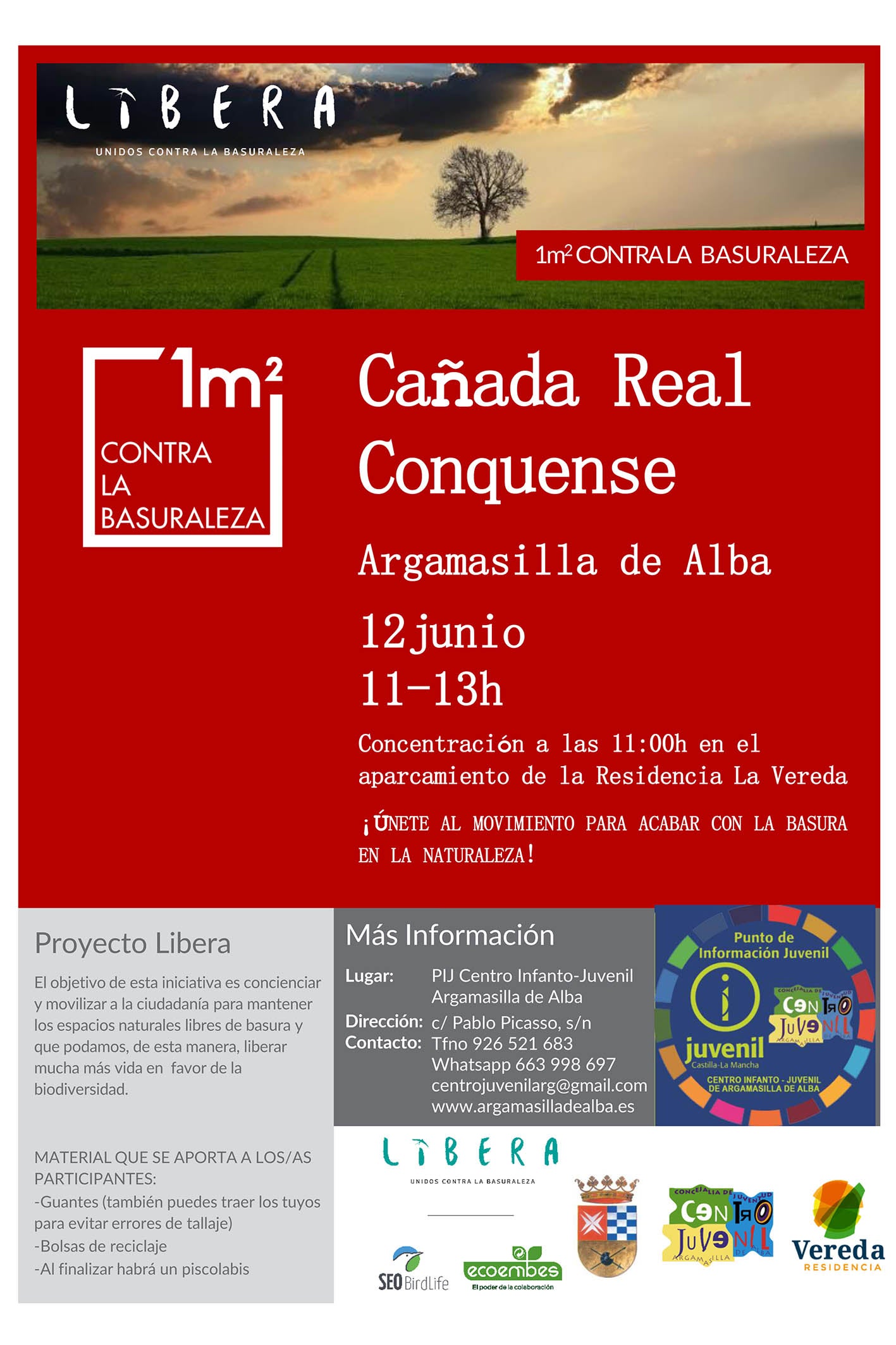 Movilízate contra la basuraleza en Argamasilla de Alba Movilízate contra la basuraleza en Argamasilla de Alba