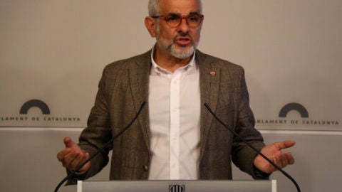 Carlos Carrizosa, en una compareixen&ccedil;a al Parlament.