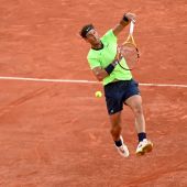 Rafa Nadal en la semifinal de Roland Garros