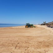 La Mancomunidad finaliza las actuaciones de perfilado de la playa de Islantilla 
