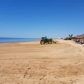 La Mancomunidad finaliza las actuaciones de perfilado de la playa de Islantilla La Mancomunidad finaliza las actuaciones de perfilado de la playa de Islantilla