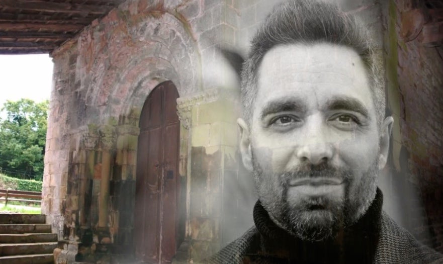 Valentín Arrieta y la Fundación José Cardín Fernández revisaron el románico maliayo Valentín Arrieta y la Fundación José Cardín Fernández revisaron el románico maliayo