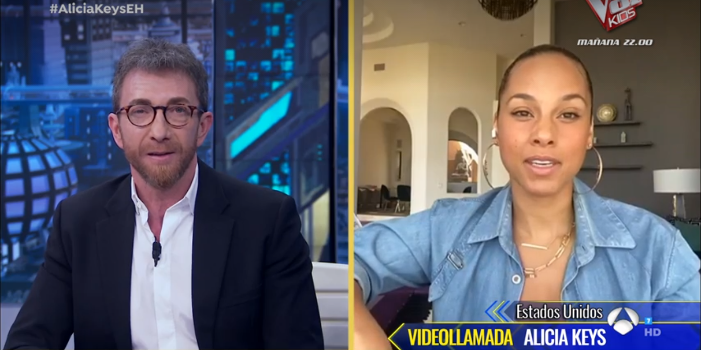 Alicia Keys desvela en 'El Hormiguero' los secretos de su cena con Obama y Bono Alicia Keys desvela en 'El Hormiguero' los secretos de su cena con Obama y Bono