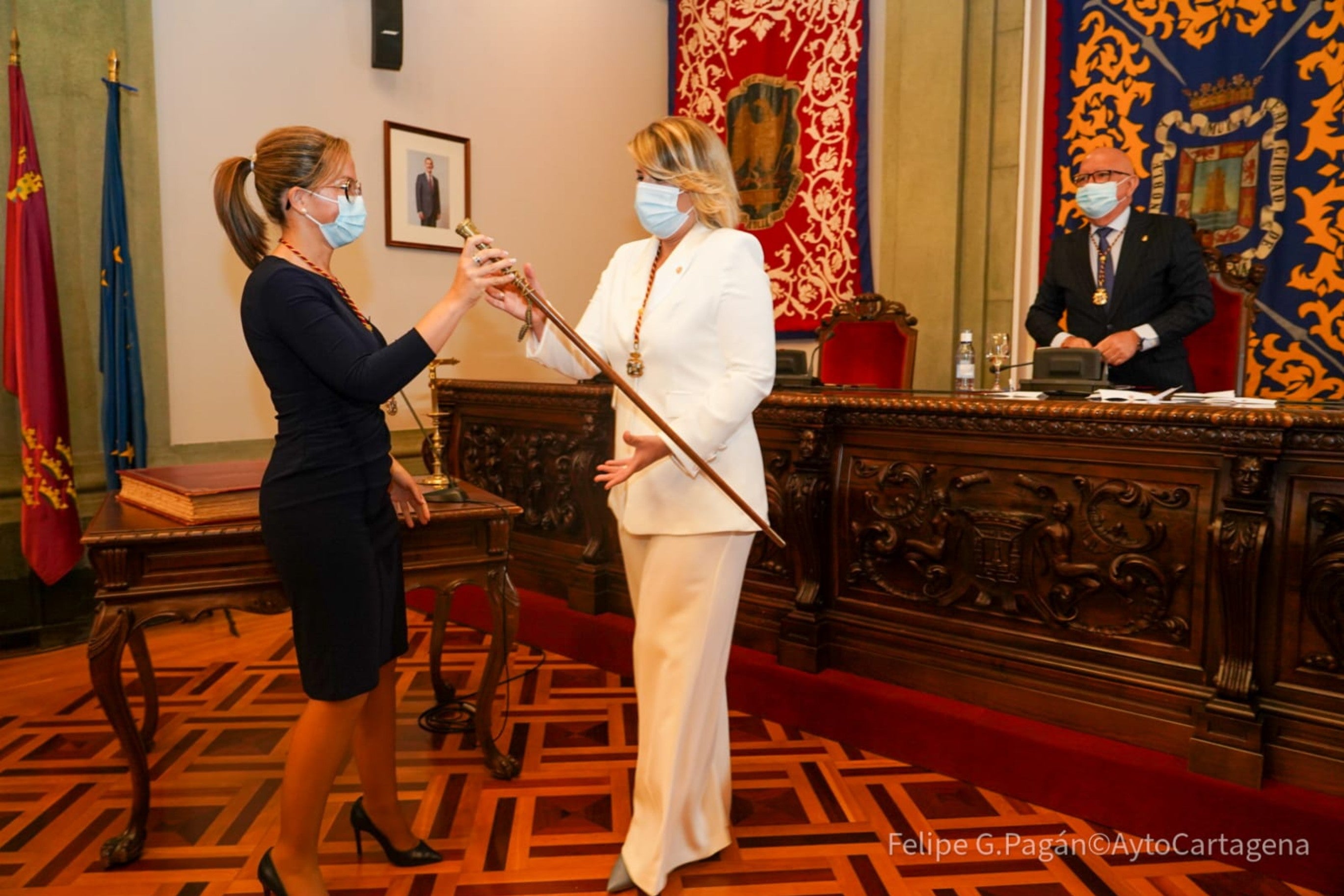 Noelia Arroyo releva a Ana Belén Castejón como Alcaldesa de Cartagena Noelia Arroyo releva a Ana Belén Castejón como Alcaldesa de Cartagena