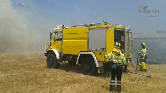Dan por extinguidos los incendios de Corral de Calatrava y Puertollano Dan por extinguidos los incendios de Corral de Calatrava y Puertollano