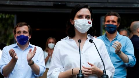 La presidenta de la Comunidad de Madrid, Isabel D&iacute;az Ayuso