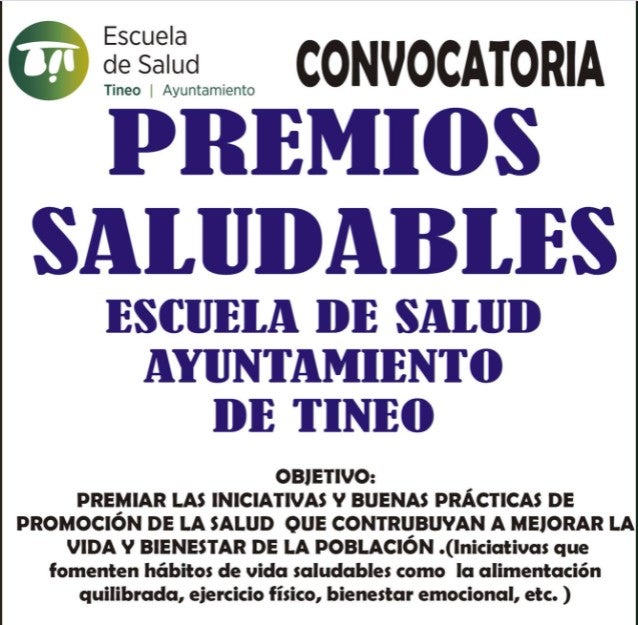 Abierto el plazo para presentar candidaturas de toda Asturias a los V Premios Saludables Abierto el plazo para presentar candidaturas de toda Asturias a los V Premios Saludables