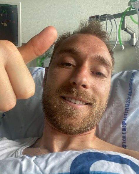 Eriksen: "Estoy bien, dadas las circunstancias" Eriksen: "Estoy bien, dadas las circunstancias"