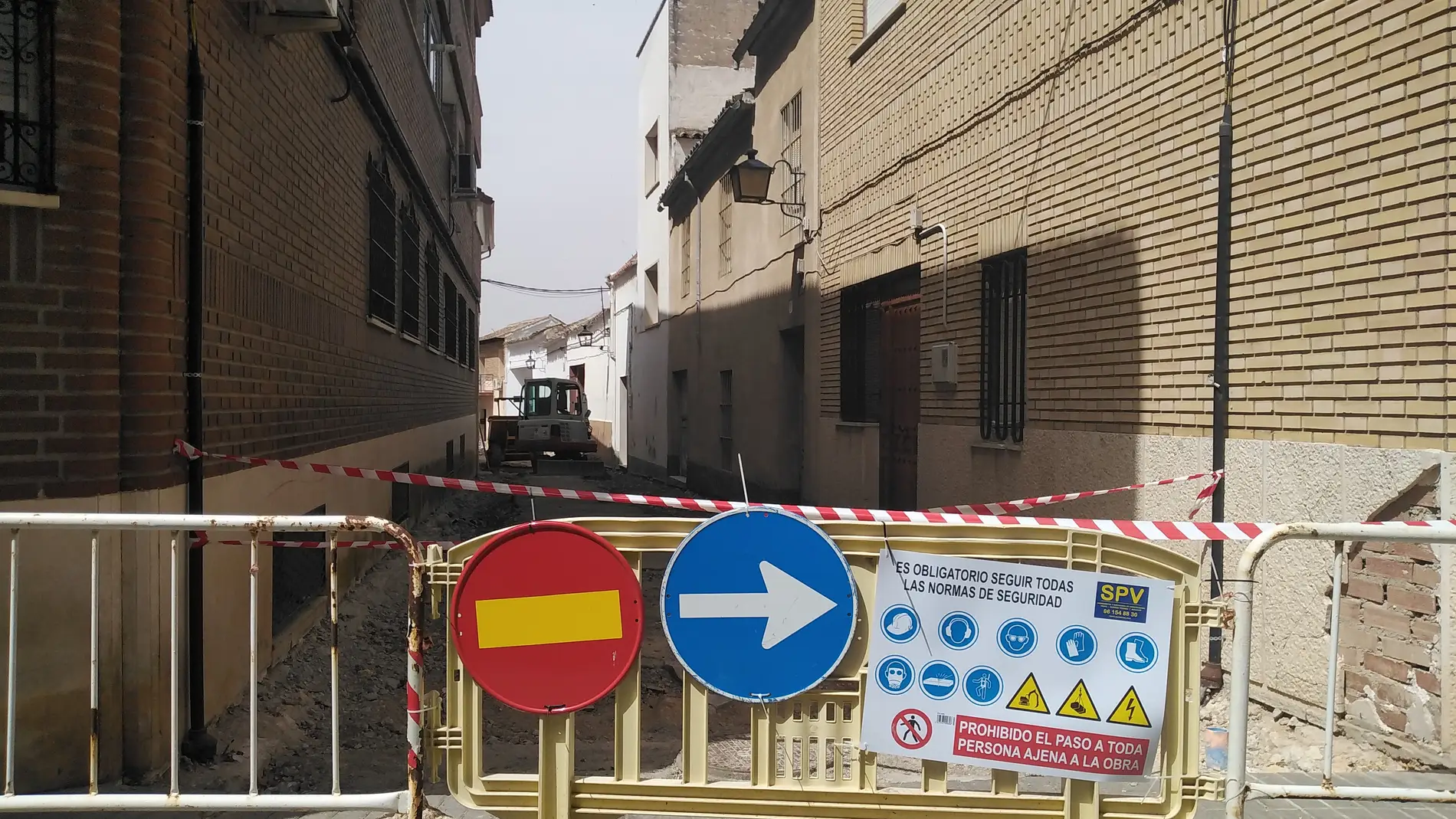 El Ayuntamiento comienza con las obras de remodelación de las Calles La Virgen y La Piedad