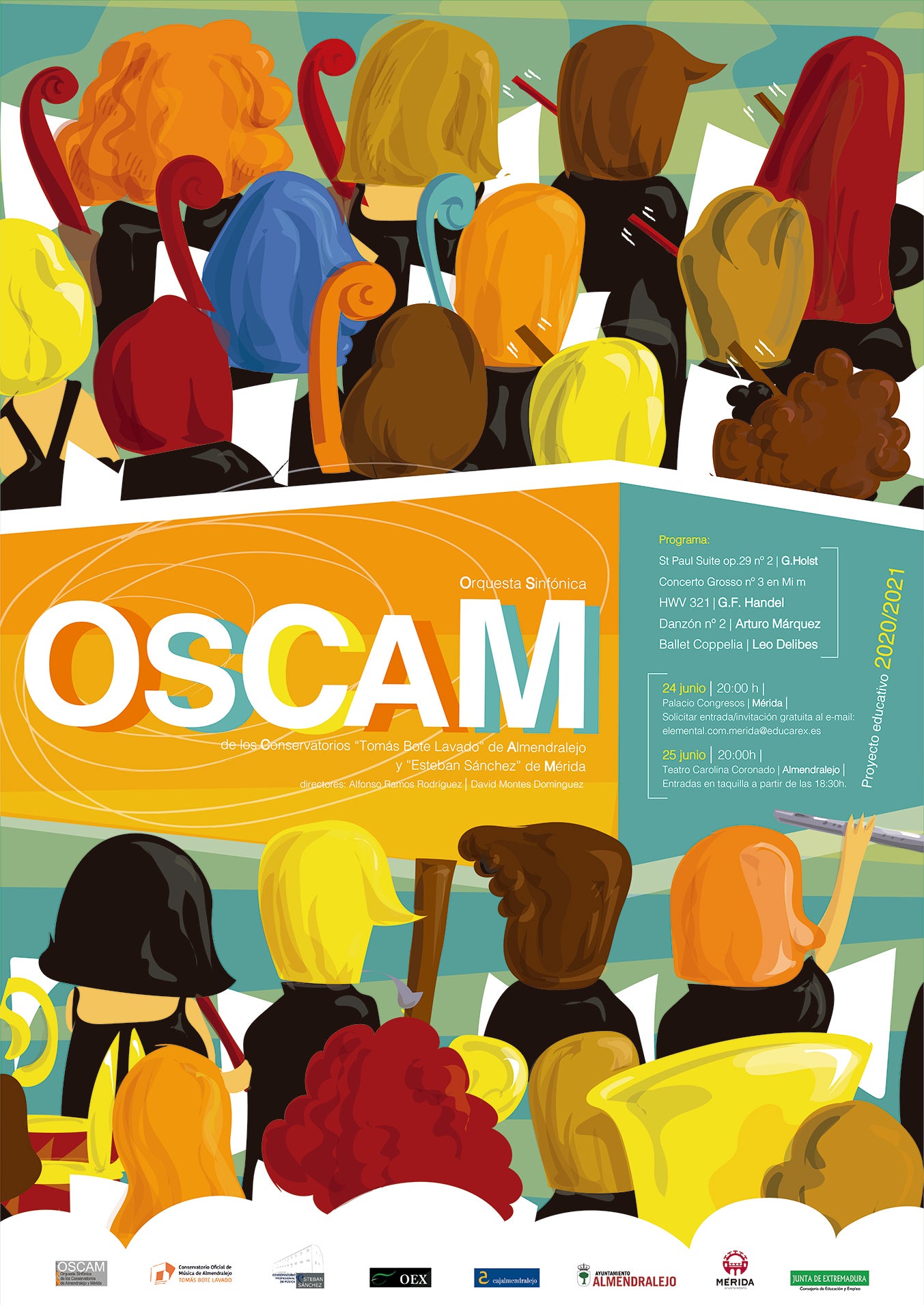 La OSCAM actuará los días 24 y 25 de junio en Mérida La OSCAM actuará los días 24 y 25 de junio en Mérida