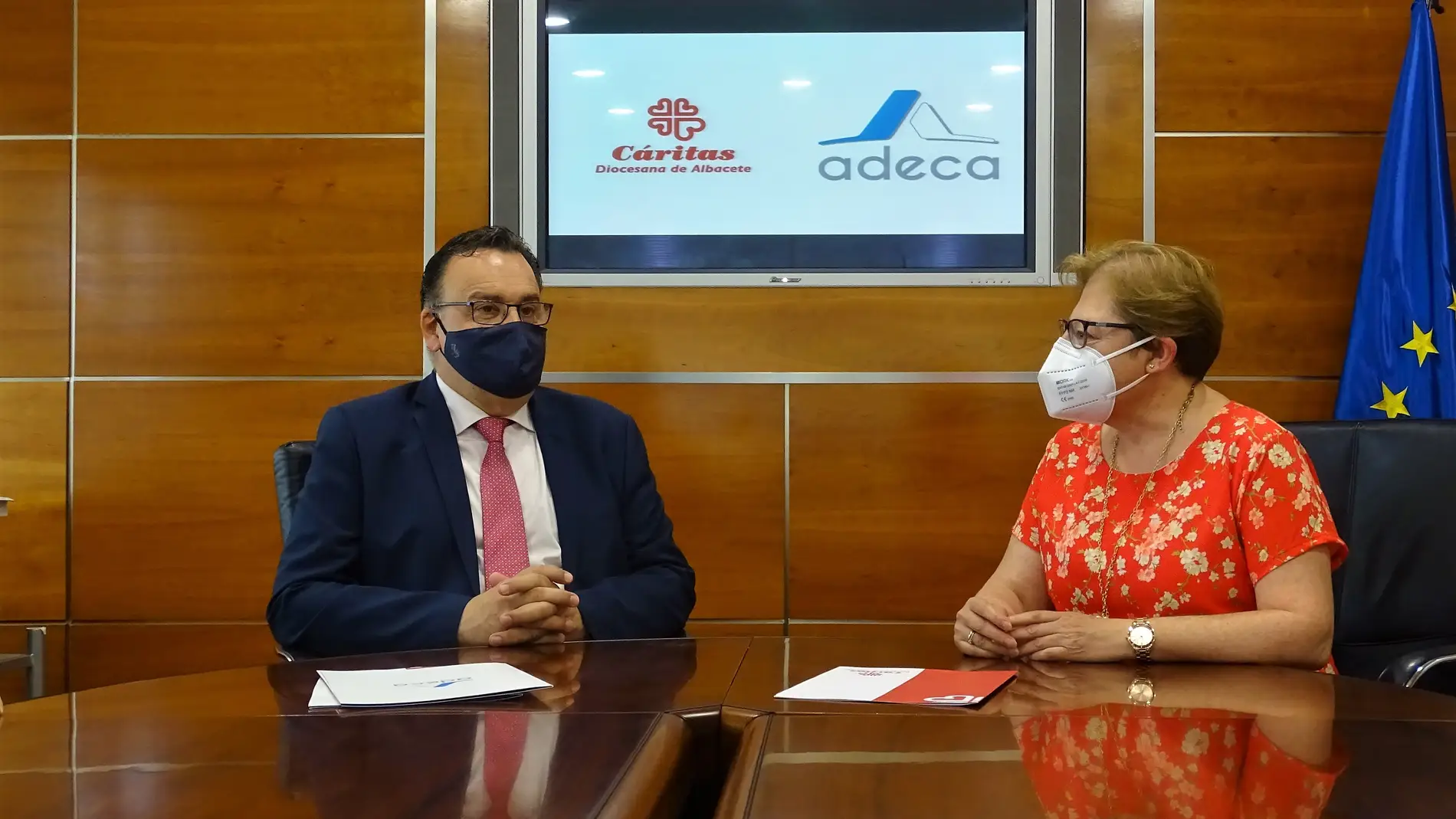 Cáritas Albacete y ADECA se unen para favorecer la inserción laboral de colectivos vulnerables