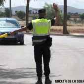 Imagen control policial La Solana Imagen control policial La Solana