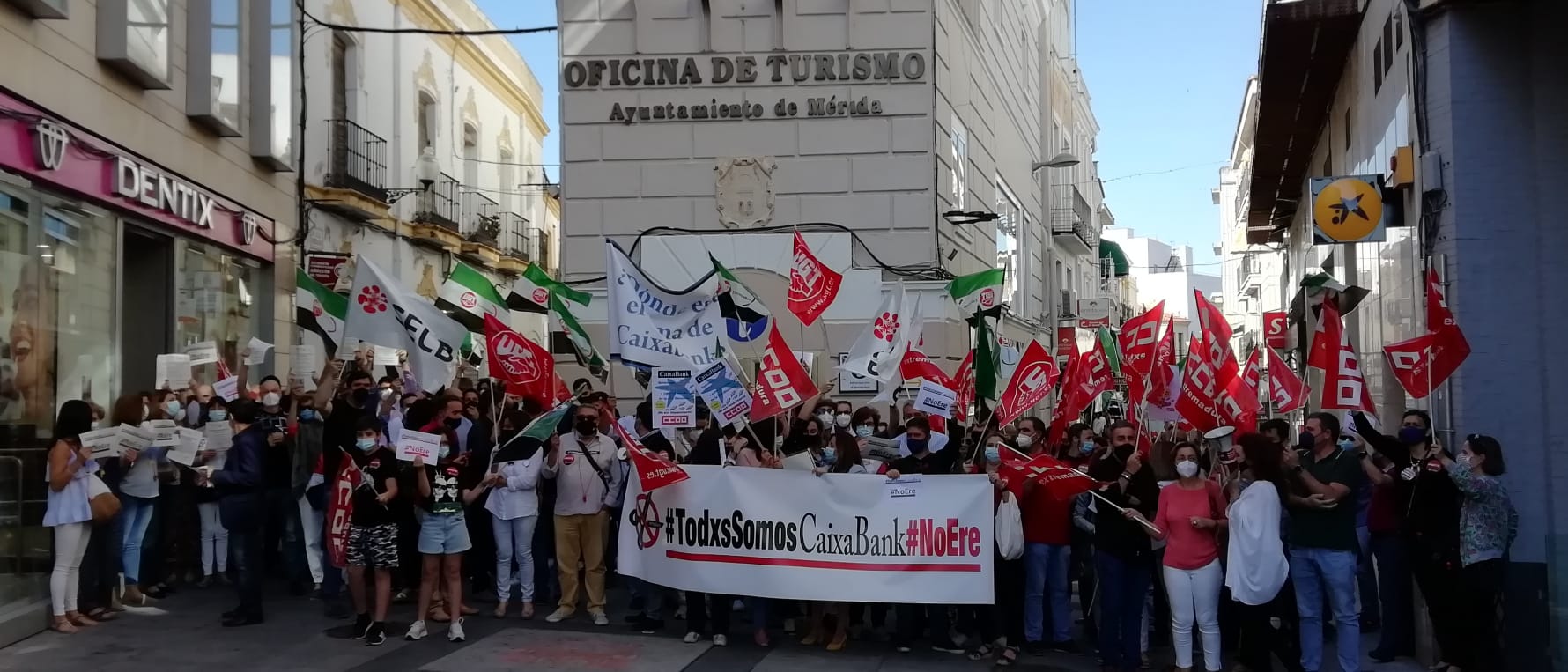 En Extremadura 60 personas se verían afectadas por el ERE de La Caixa En Extremadura 60 personas se verían afectadas por el ERE de La Caixa