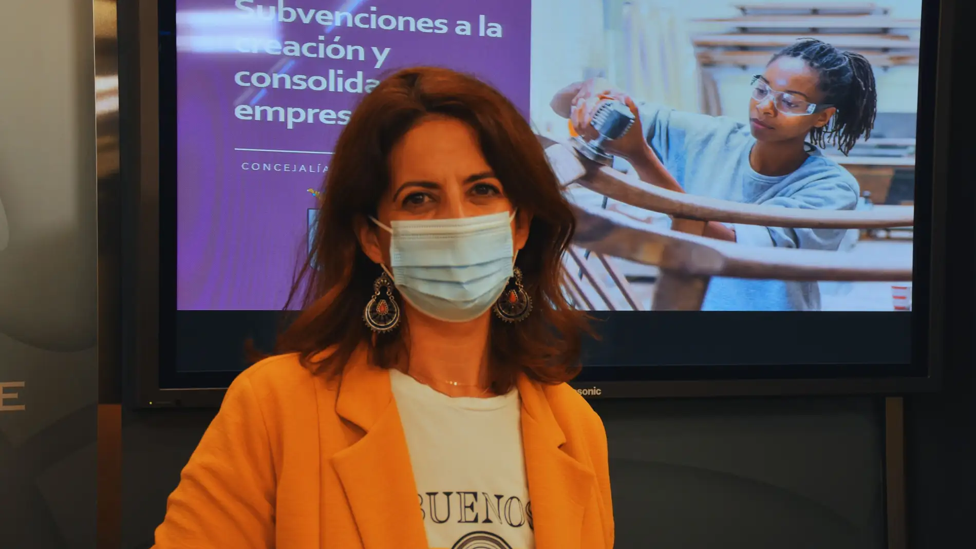 Laura Avellaneda, concejal de Emprendimiento e Innovación. 