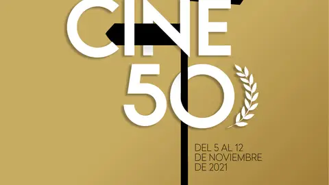 Cartel del festival ALCINE para la edición en la que celebra su 50 aniversario Cartel del festival ALCINE para la edición en la que celebra su 50 aniversario
