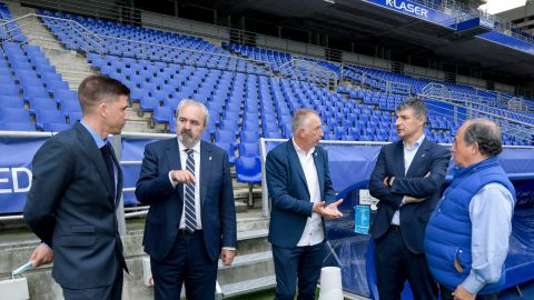 Presentaci&oacute;n Rub&eacute;n Reyes y Rivas, junto a Manuel Paredes, C&eacute;sar Mart&iacute;n y Federico Gonz&aacute;lez.