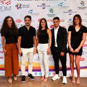 Marta López, Damián Quintero, Sole López, Brahim Díaz y Paula Ruiz, los olímpicos malagueños