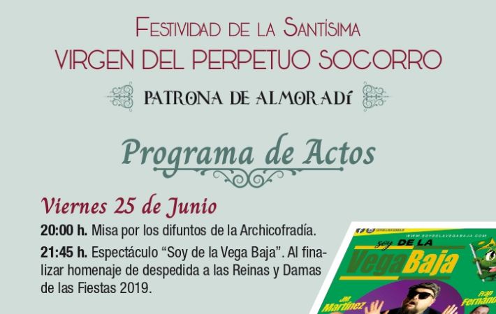 Almoradí celebra este fin de semana la festividad de su patrona Almoradí celebra este fin de semana la festividad de su patrona