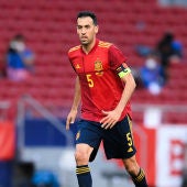 Sergio Busquets, capitán de la selección española de fútbol
