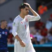 Álvaro Morata tras fallar el penalti ante Eslovaquia