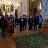 La Catedral de Palencia acoge la presentación de las obras restauradas por los alumnos de la Escuela "Mariano Timón"