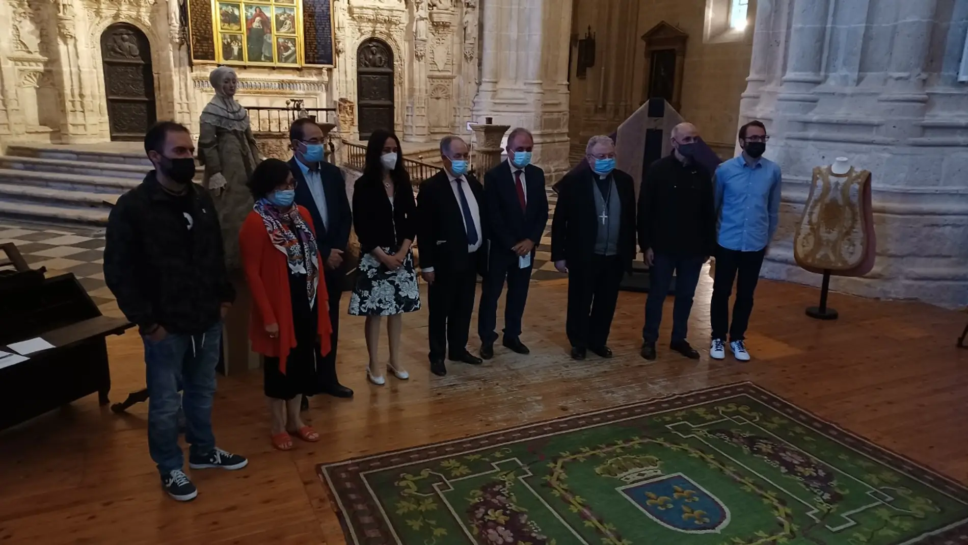 La Catedral de Palencia acoge la presentación de las obras restauradas por los alumnos de la Escuela "Mariano Timón"