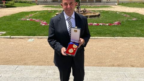 Mart&iacute;n Berasategui medalla de oro al m&eacute;rito en las bellas artes