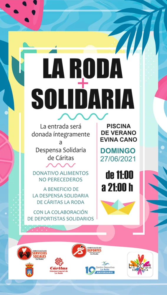 Cartel 'La Roda + solidaria'