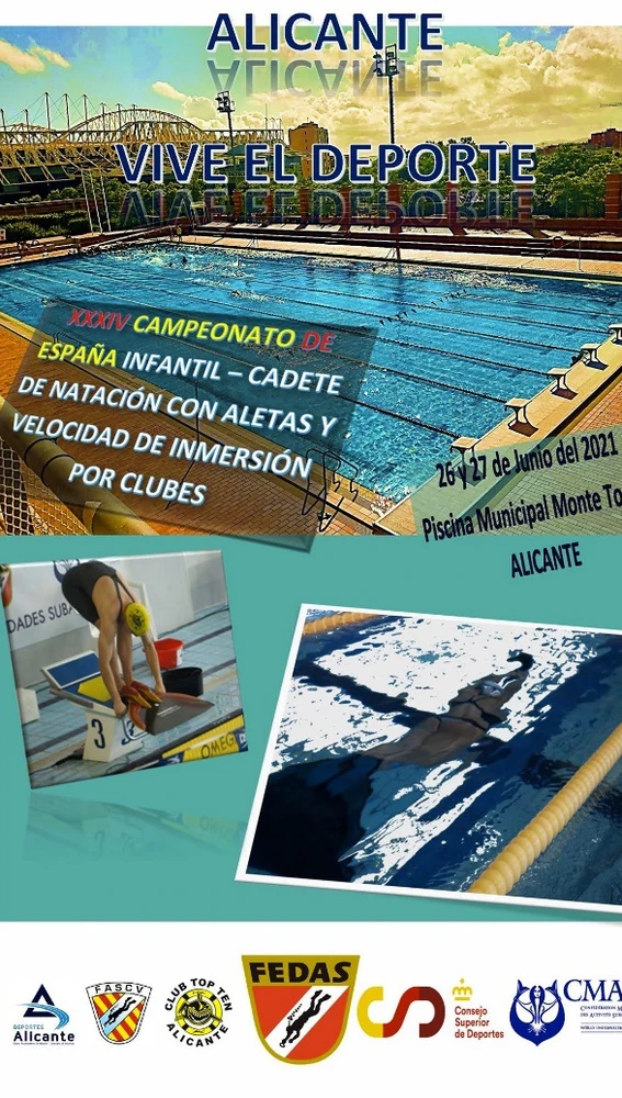 Cartel anunciador del Campeonato en Alicante 