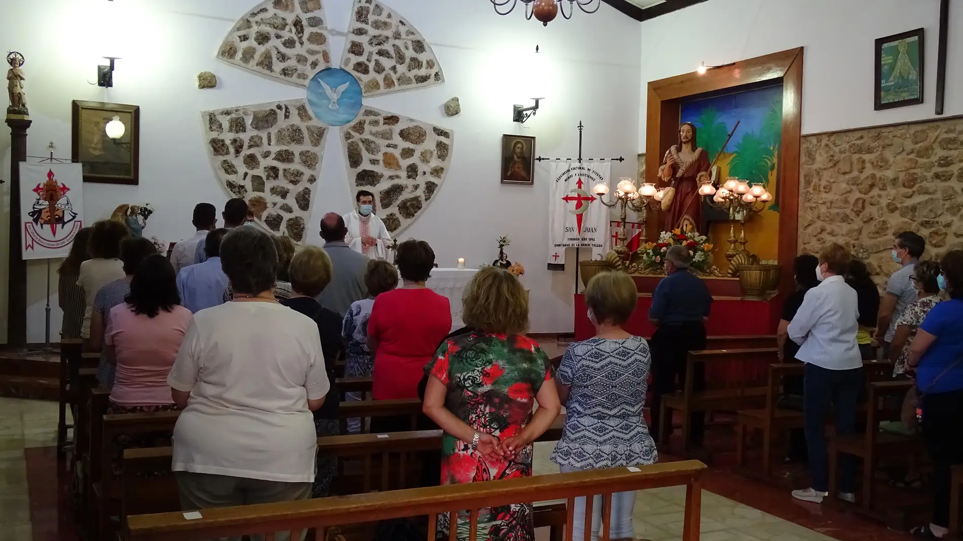 Quintanar celebra la festividad de San Juan con una misa en su honor