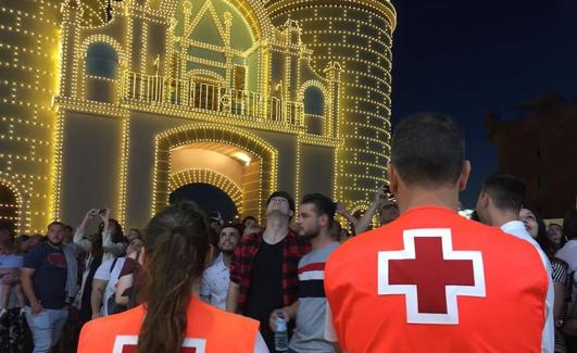 Cruz Roja atiende a nueve personas la noche del jueves en la Feria de Badajoz Cruz Roja atiende a nueve personas la noche del jueves en la Feria de Badajoz