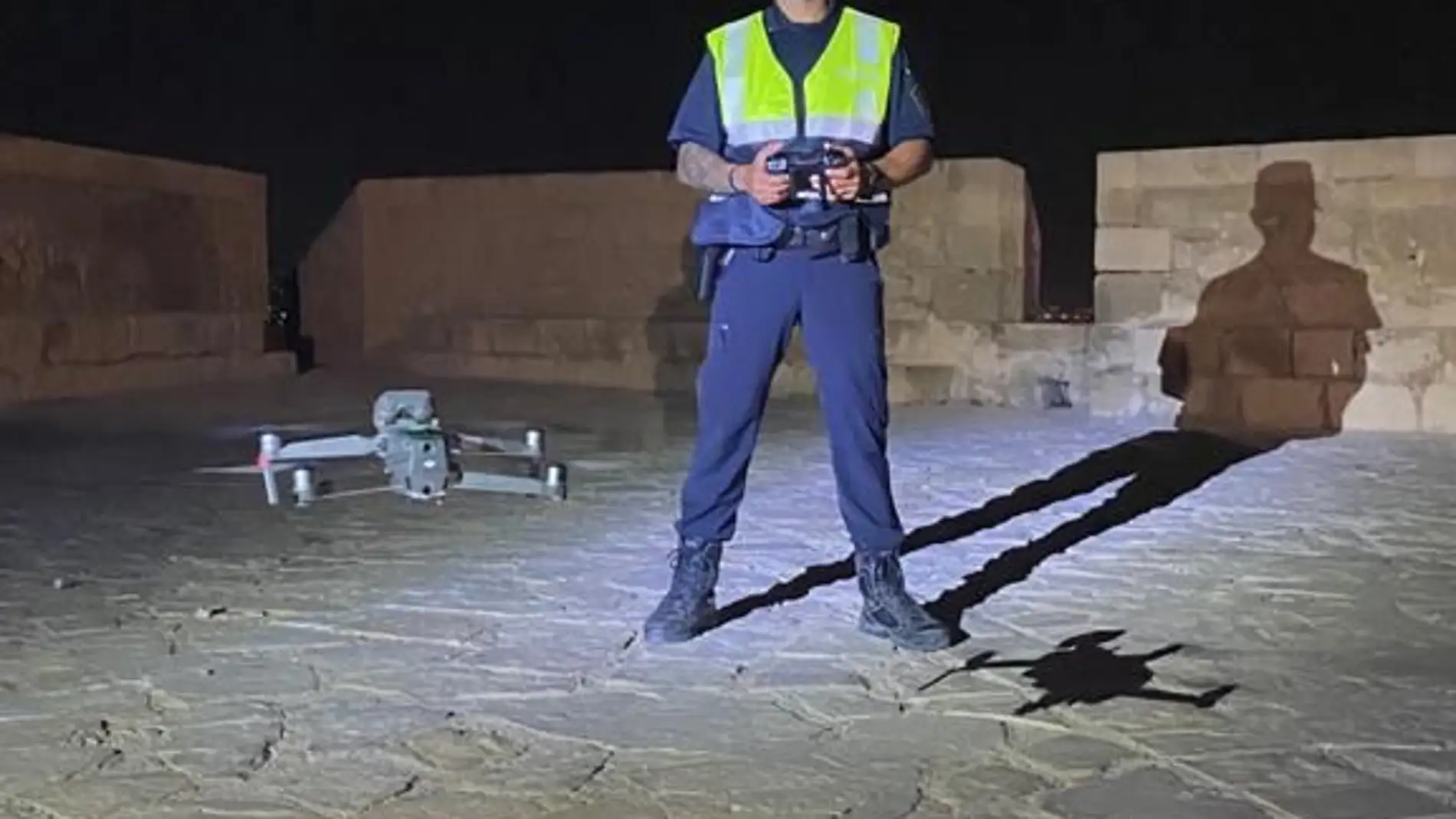 El dron con cámaras nocturnas de la Policía Local de Alicante 