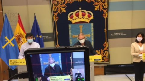 Rueda de prensa de responsables de la Consejer&iacute;a de Salud